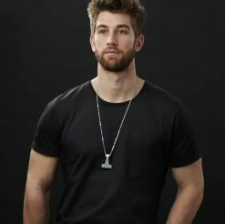 Fort Tempus Collier en acier avec marteau de Thor -Colliers Soldes rst megashoot n 18 4685