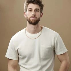 Collin Rowe Collier en cuir crème tressé 3 mm -Colliers Soldes rst megashoot n 76 120953 3 135