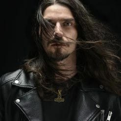 Fort Tempus Collier en cuir noir et pendentif marteau de Thor Mjöllnir 10 Fort Tempus Collier en cuir noir et pendentif marteau de Thor Mjöllnir -Colliers Soldes rst vknls v1 1