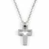 Lucleon Collier unique en métal à pendentif croix -Colliers Soldes simpelt kors stalhalskade 1