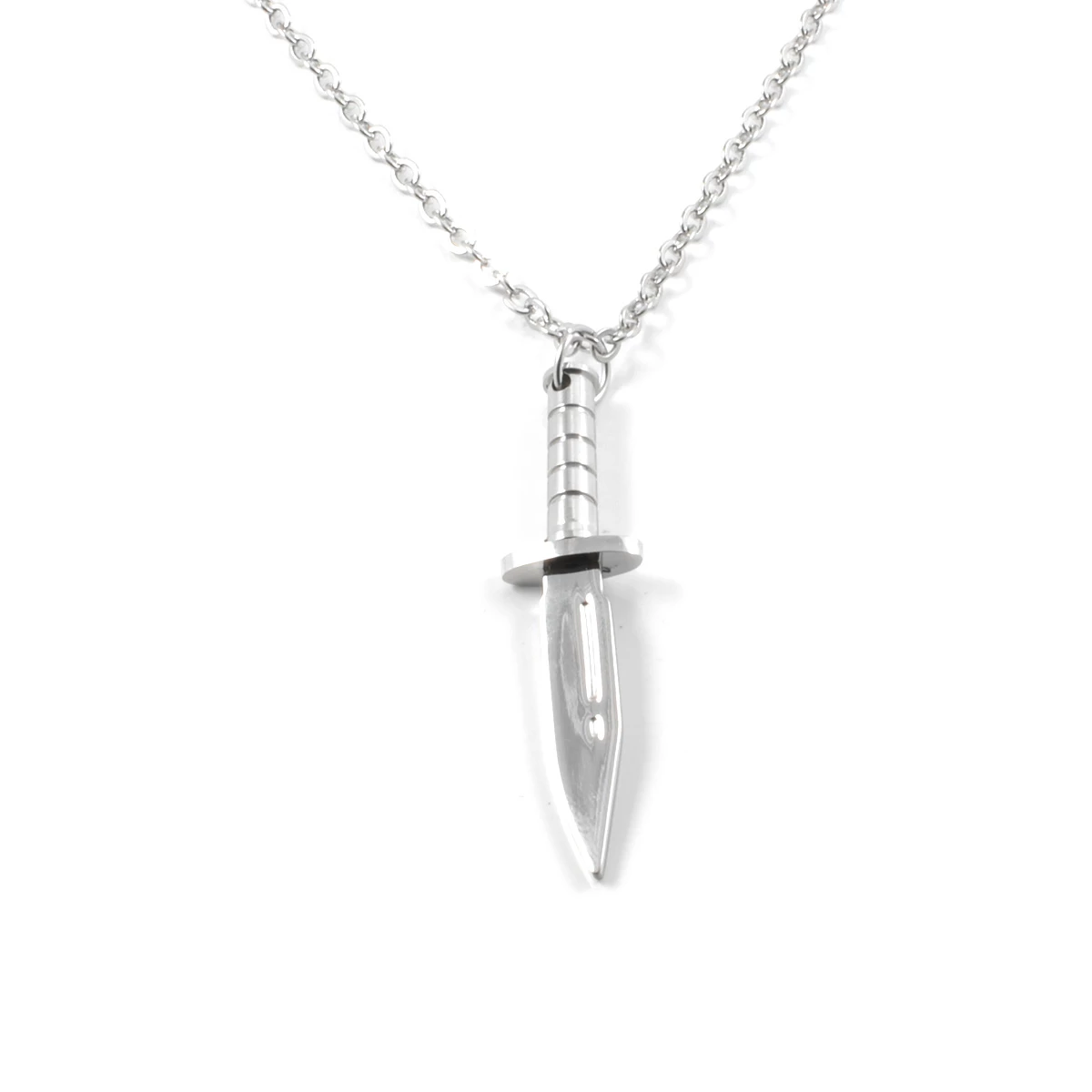 Fort Tempus Pendentif en acier inoxydable couteau argenté 3 Fort Tempus Pendentif en acier inoxydable couteau argenté