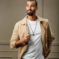 Lucleon Collier noir avec pendentif Ankh -Colliers Soldes ste ankh productpage bjornvalentin 5