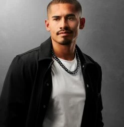 Lucleon Collier à maillons en acier noir 16 mm 10 Lucleon Collier à maillons en acier noir 16 mm -Colliers Soldes ste megashoot 22129 3 6 1