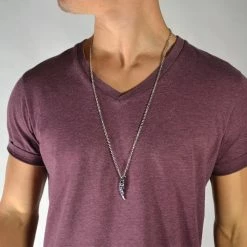 Fort Tempus Pendentif en forme d'aile -Colliers Soldes vinge sta lhalsk de